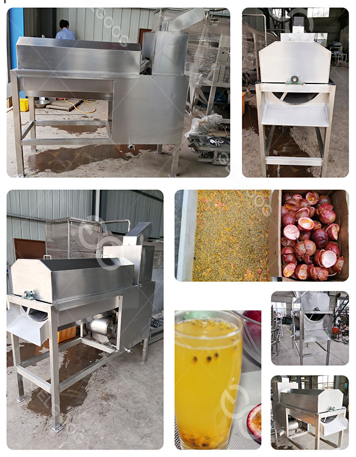passion juice extraction machine