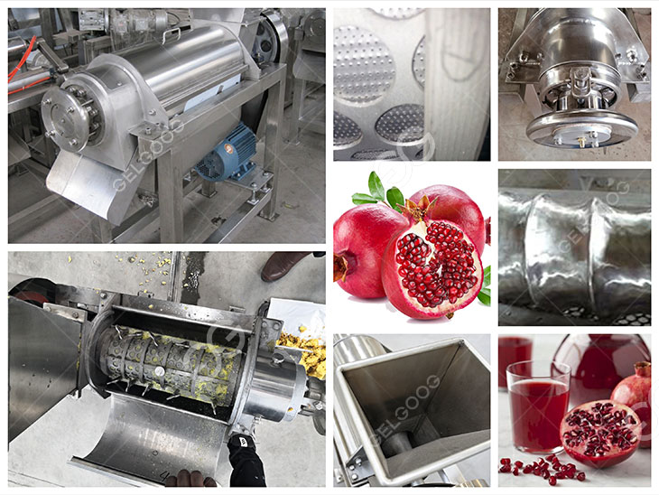 pomegrante juice details in our factory