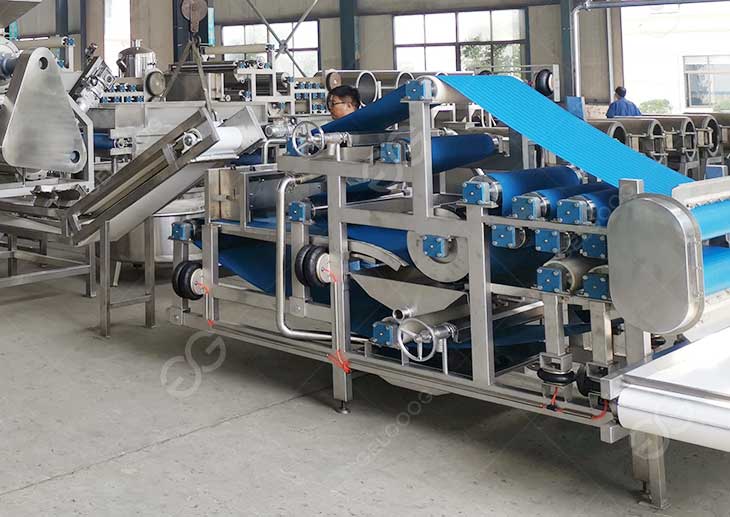 mesin pembuat jus tipe sabuk industri