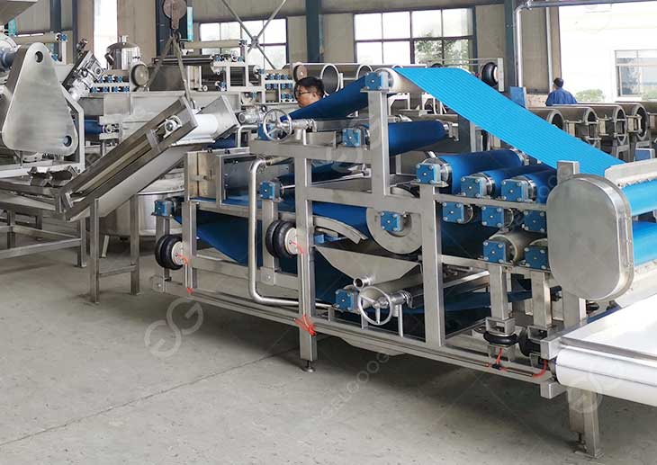 industrial belt type juicing machine