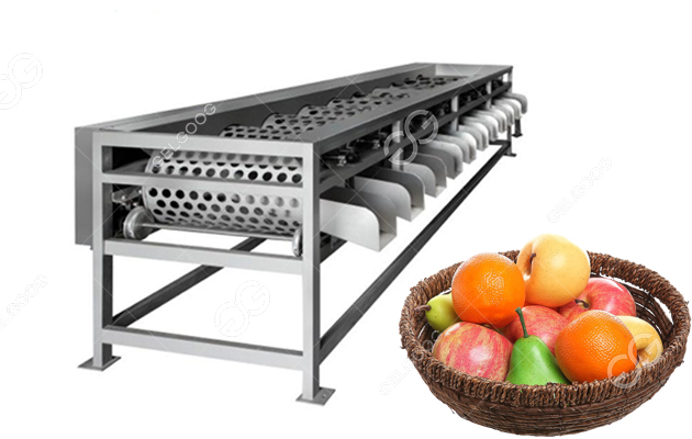 Round fruit roller classifier