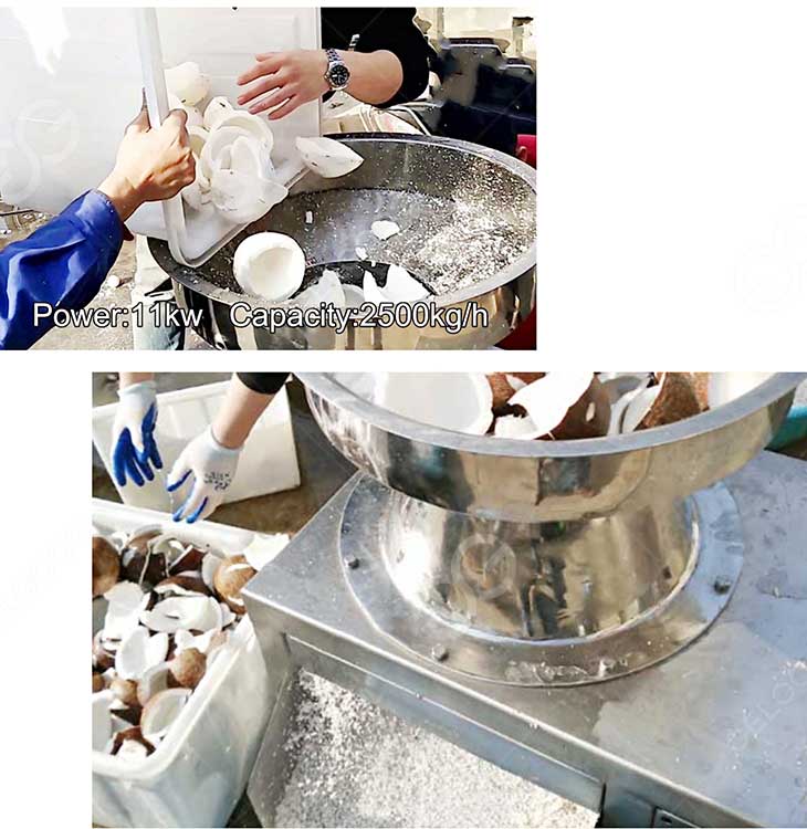 Electric Fresh Full Stainless Steel 304 500kg/H Coconut Meat  Grinder/Commercial Coconut Grater/Coconut Grating Machine for Sale - China  Coconut Shell Grinder Machine, Coconut Meat Grinder Machine