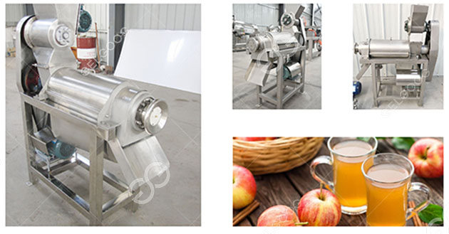 Apple juice making machine