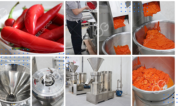 Chili paste grinding machine