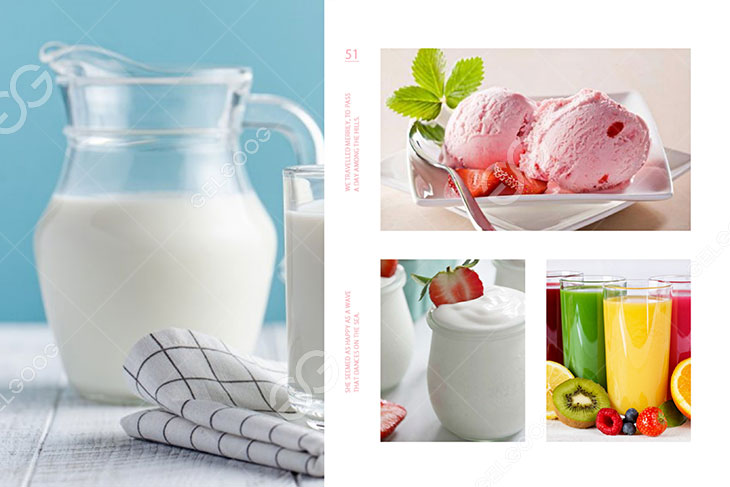 Milk Pasteurizer application material display