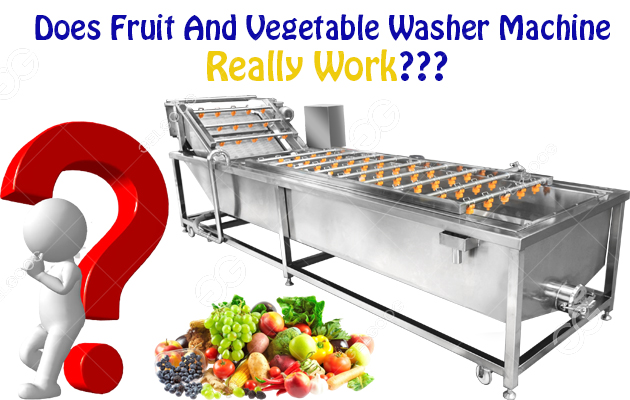 fruit and vegetable washer machine