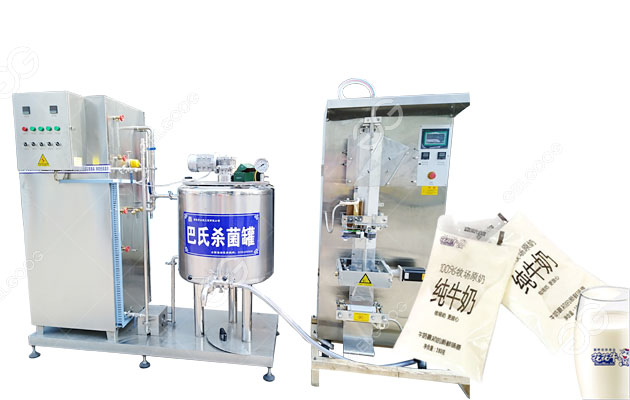 Milk sales pasteurization machine