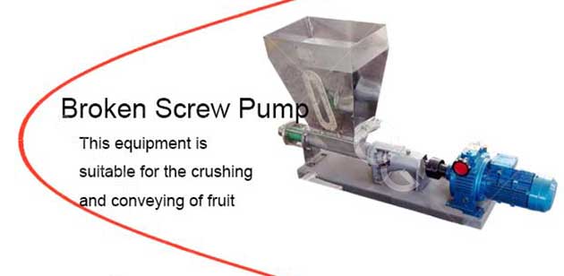 Tomato broken screw pump