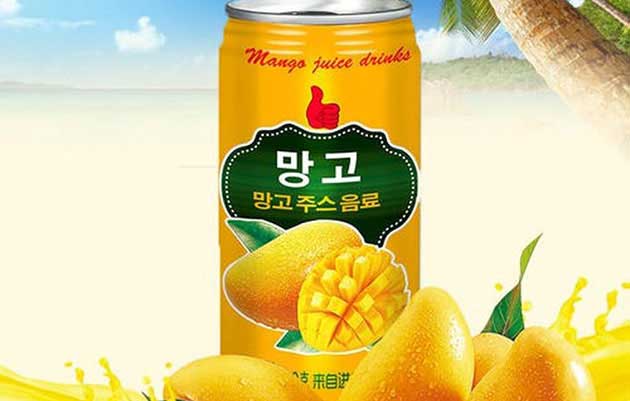 mango-flavored juice drinks