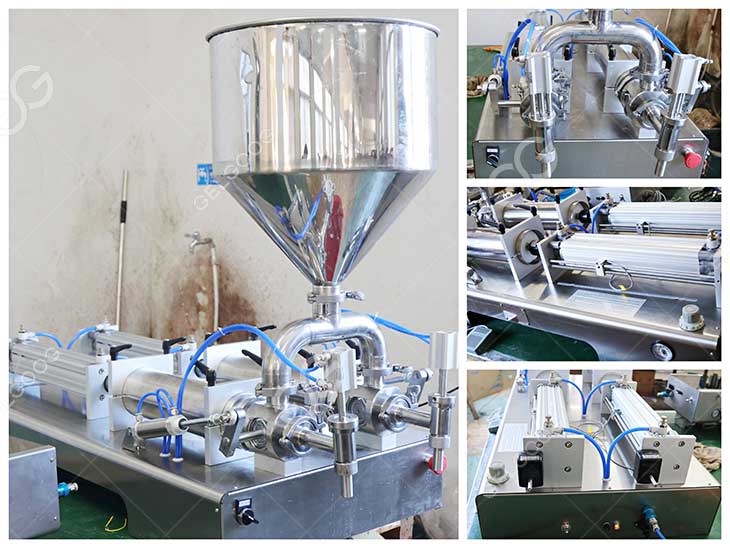 semi automatic tomato paste filling machine