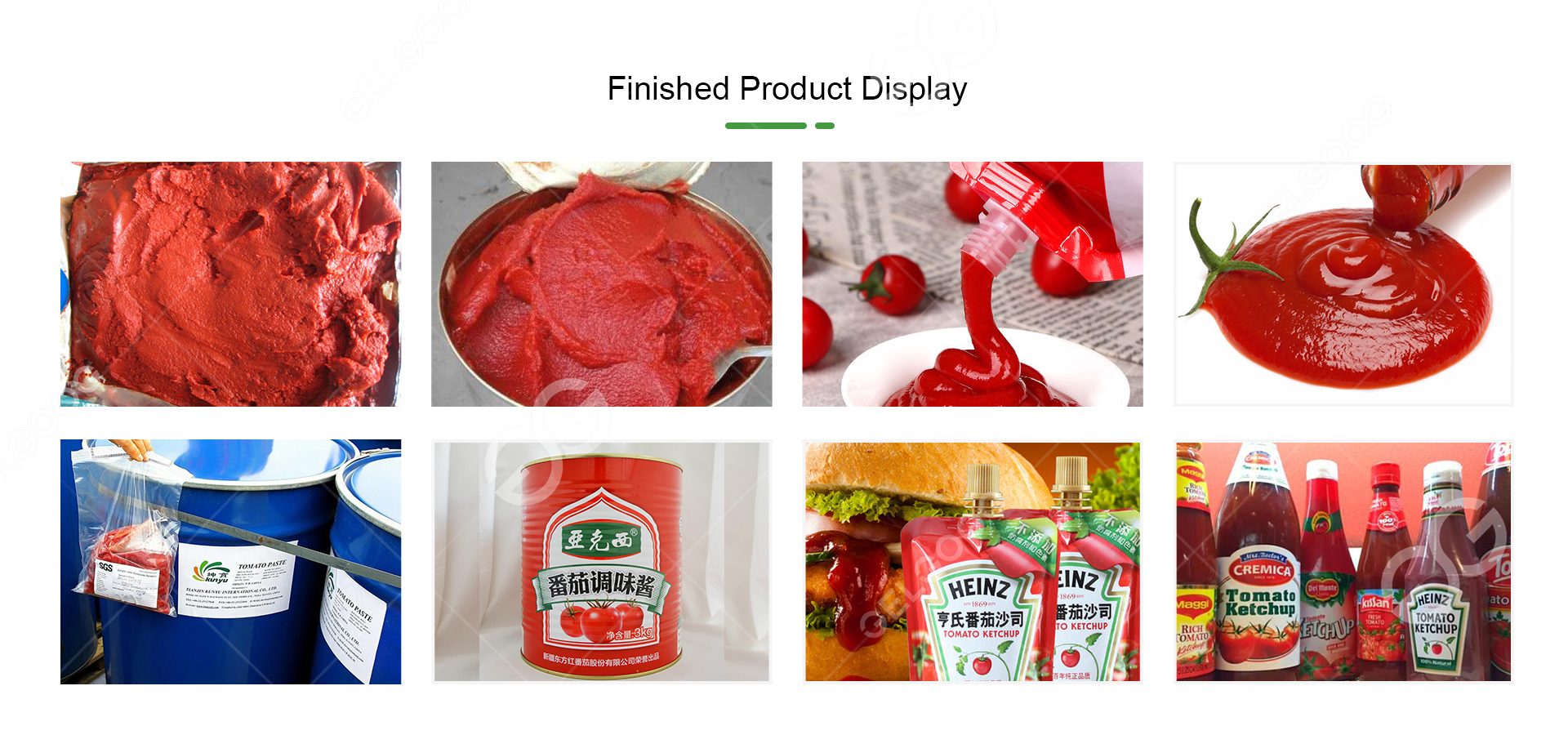 tomato paste final products and pacakges