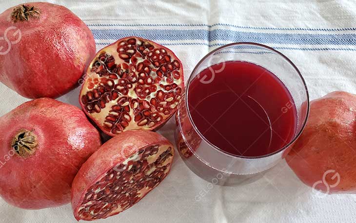 delicious pomegranate juice