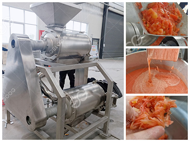 tomato pulp making machine