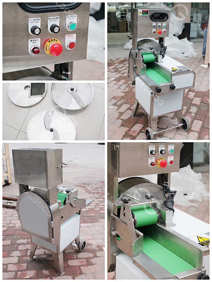 mushroom slicing cutting machine