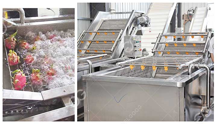 dragon fruit bubble washing machine
