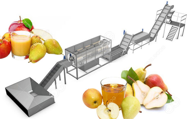 apple juice processing line