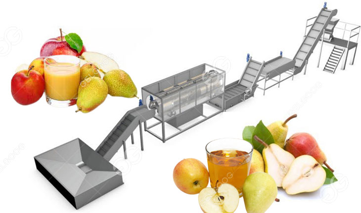 apple juice processing line