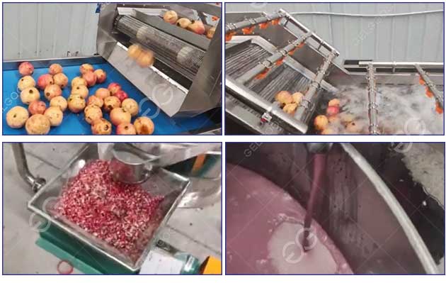 pomegranate juice production process