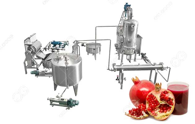 pomegranate processing plant