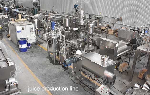 juice manufacturing line