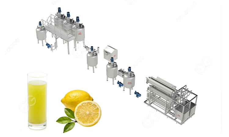 lemon juice processing plant