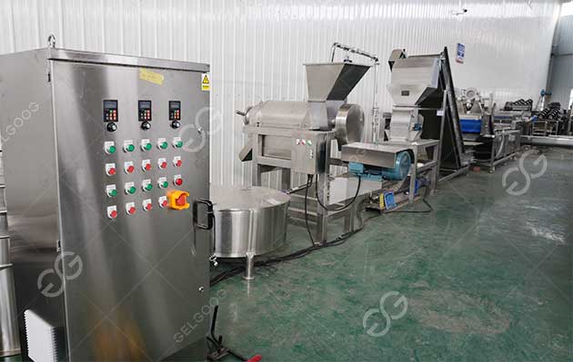 frozen passion fruit pulp processing line